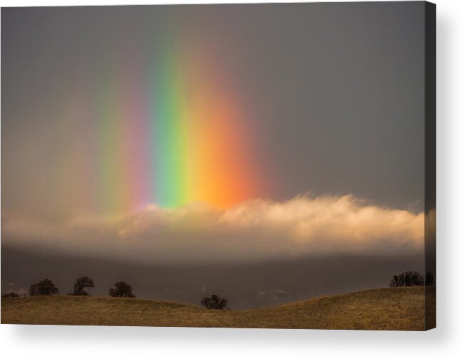 Landscape Acrylic Print featuring the photograph Early Morning Rainbow by Marc Crumpler