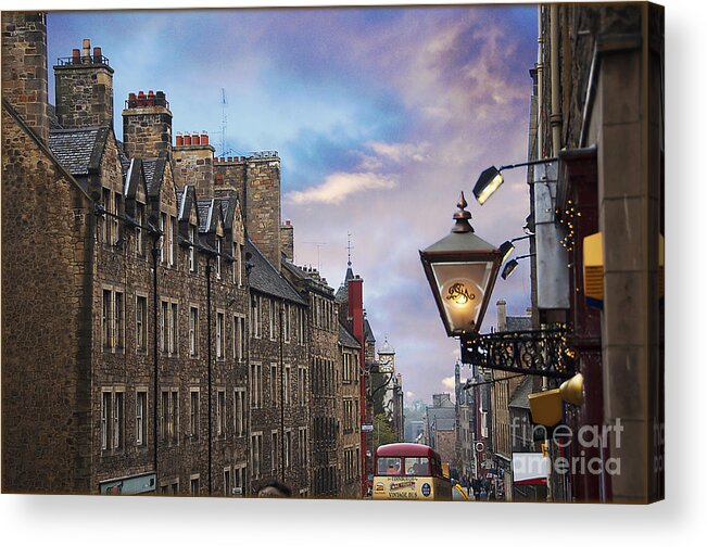 Scotland Acrylic Print featuring the photograph Edinburgh Mile by Jeanne Woods