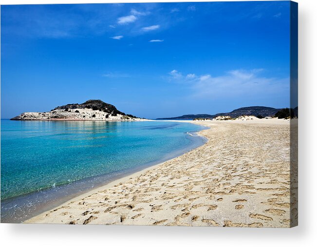 Beach Acrylic Print featuring the photograph Elafonissos by Constantinos Iliopoulos