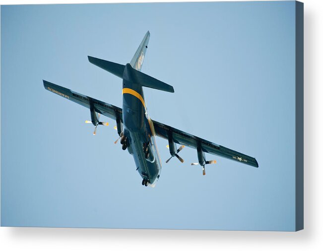 Hawaii Acrylic Print featuring the photograph Fat Albert flies low over our lanai by Dan McManus