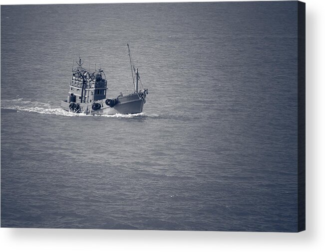 Cruise Acrylic Print featuring the photograph Fishing Vessel by Ray Shiu