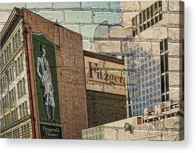 Minnesota Photo Acrylic Print featuring the photograph Fitzgerald Theater St. Paul Minnesota by Susan Stone