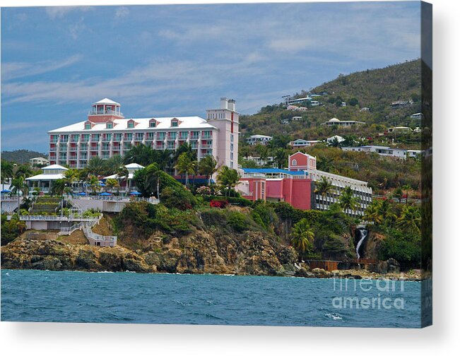 St. Thomas Acrylic Print featuring the photograph Frenchman's Reef Resort 3 by Tim Mulina