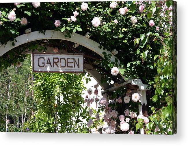 Garden Acrylic Print featuring the photograph Garden Arch by Cliff Wassmann