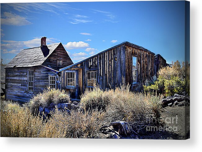 Abandoned Acrylic Print featuring the photograph Ghost Town House by Norma Warden