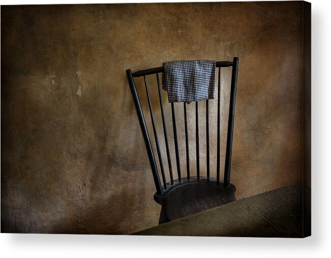 Still Life Acrylic Print featuring the photograph Gingham by Robin-Lee Vieira