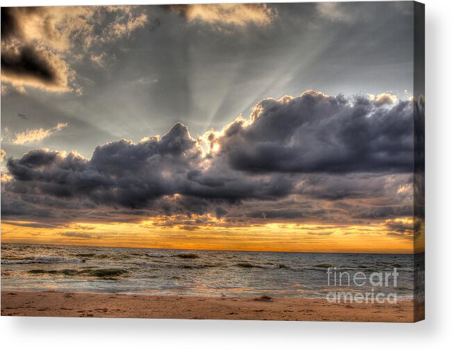 Sea Acrylic Print featuring the photograph God Knows by Robert Pearson