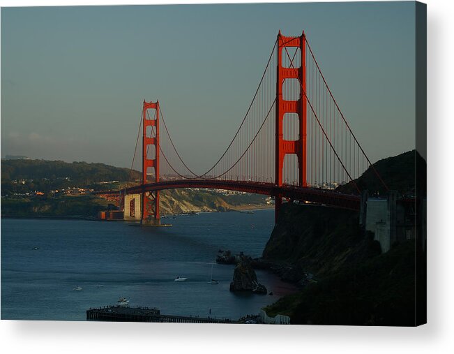 Golden Gate Acrylic Print featuring the photograph Golden Gate at 75 by David Armentrout