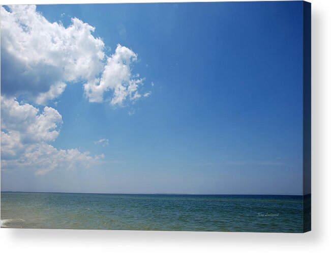 Mexico Beach Acrylic Print featuring the photograph Gulf Sky by Kay Lovingood