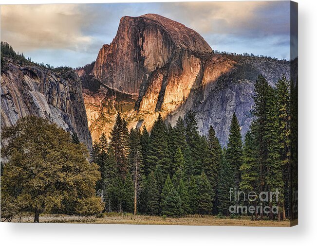 Yosemite Acrylic Print featuring the photograph Half Dome Upgraded I by Chuck Kuhn
