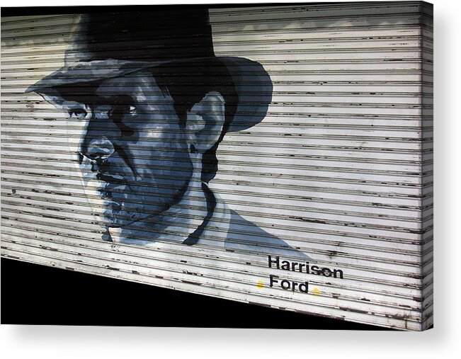 Harrison Ford Acrylic Print featuring the photograph Harrison Ford by Viktor Savchenko