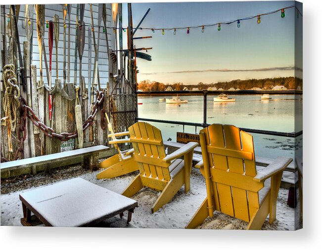Christmas Acrylic Print featuring the photograph Holiday Harbor by Brenda Giasson
