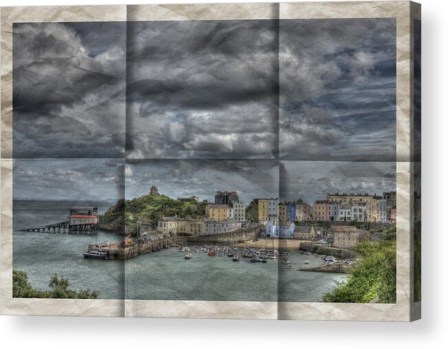 Tenby Harbour Acrylic Print featuring the photograph Holiday Memories by Steve Purnell