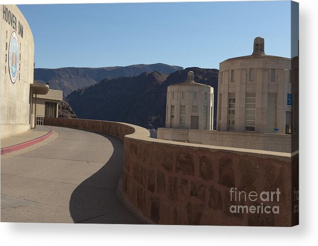 Lake Meade Acrylic Print featuring the photograph Hoover Dam by Dejan Jovanovic