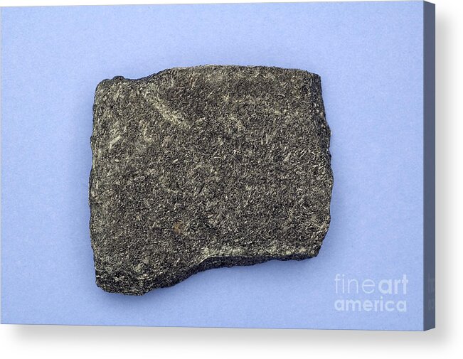 Schist Acrylic Print featuring the photograph Hornblende Schist by Ted Kinsman