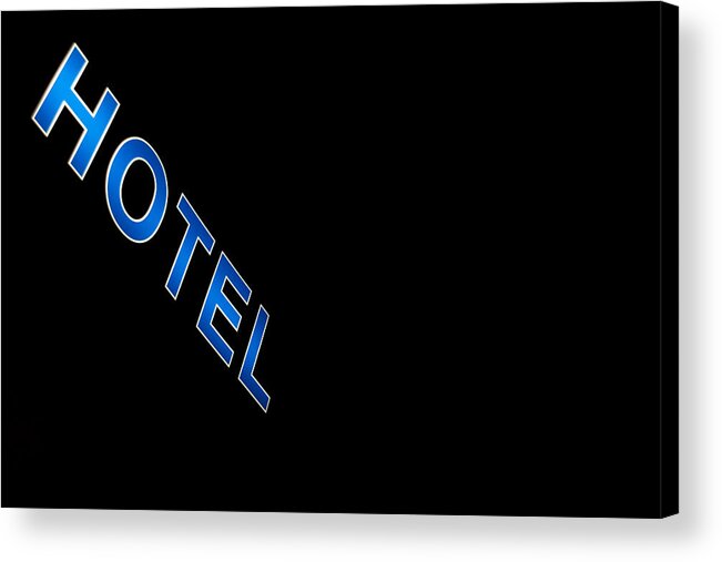 Accommodation Acrylic Print featuring the photograph Hotel by Stelios Kleanthous