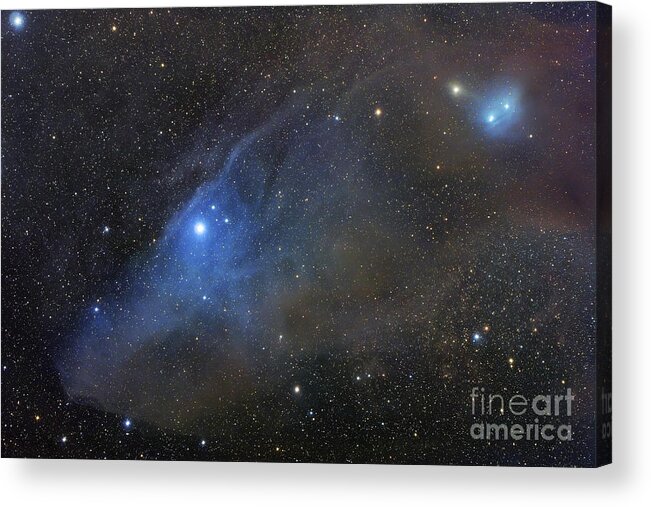 Astronomy Acrylic Print featuring the photograph Ic 4592, Ic 4601, Reflection Complex by Robert Gendler