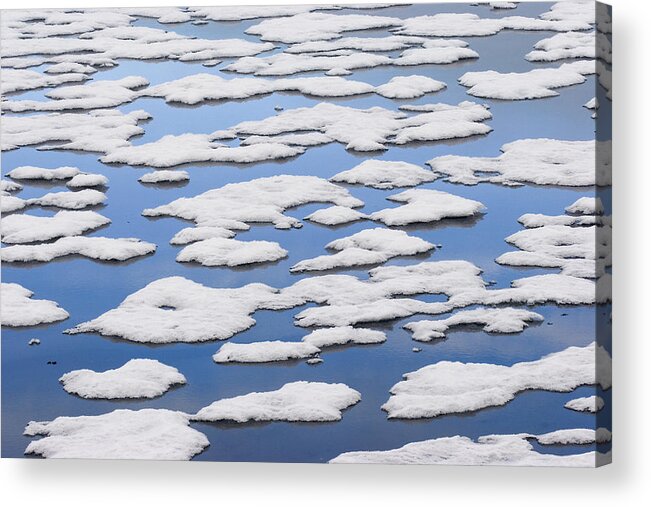 Mp Acrylic Print featuring the photograph Ice Floes, Spitsbergen, Norway by Konrad Wothe