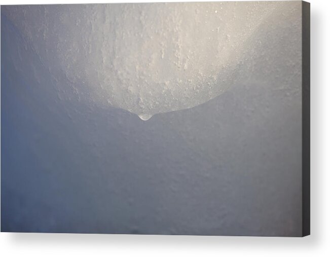 Ice Acrylic Print featuring the photograph Ice melting in spring - abstract by Ulrich Kunst And Bettina Scheidulin