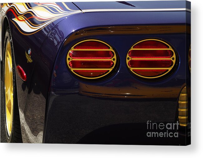 Corvette Acrylic Print featuring the photograph Indy Pace Car by Dennis Hedberg