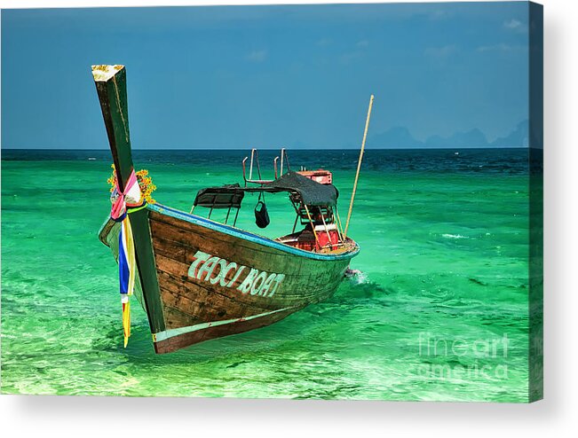 Koh Lanta Acrylic Print featuring the photograph Island Taxi by Adrian Evans