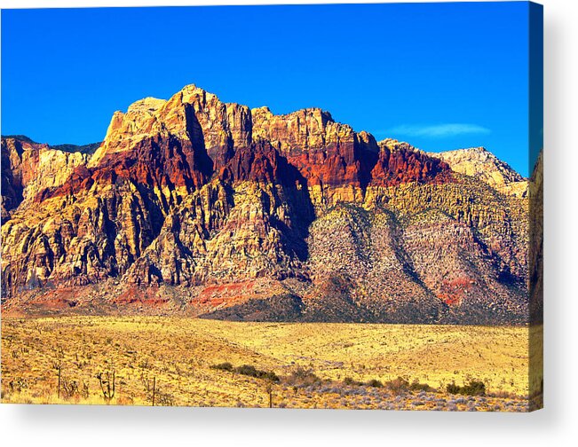 Las Vegas Acrylic Print featuring the photograph Just Outside of Las Vegas by Richard Henne