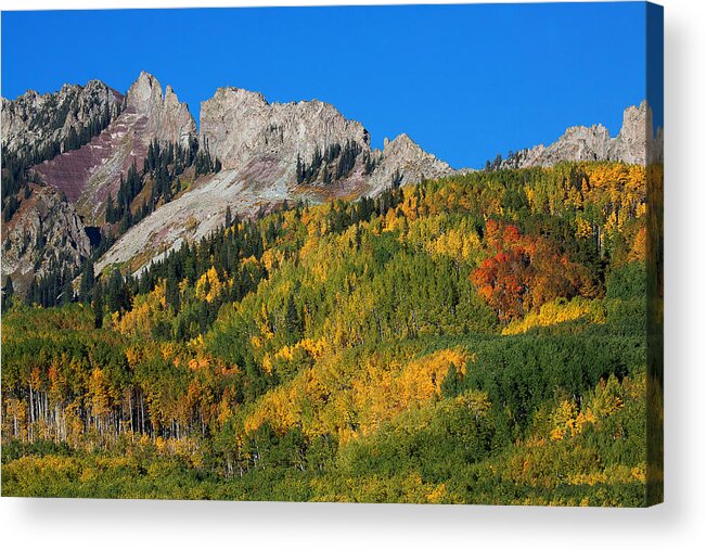 Kebler Pass Photograph; Aspen Photograph Acrylic Print featuring the photograph Kebler Pass by Jim Garrison