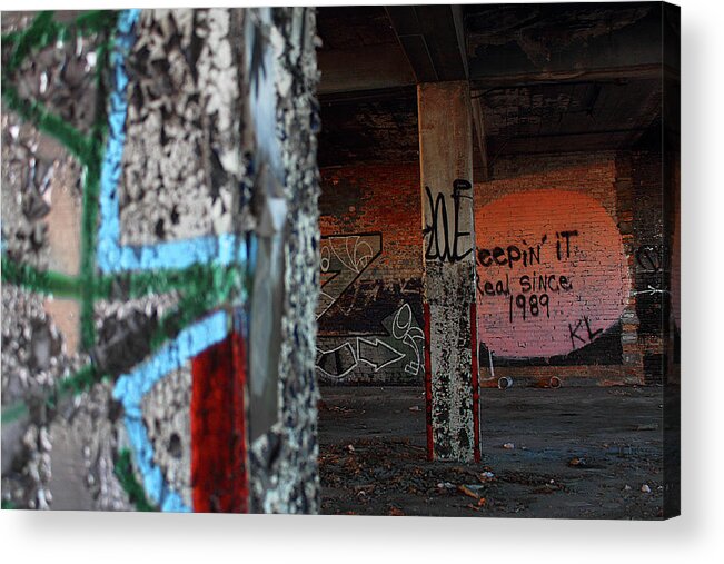 City Acrylic Print featuring the photograph Keepin' It Real Since 1989 by Scott Hovind