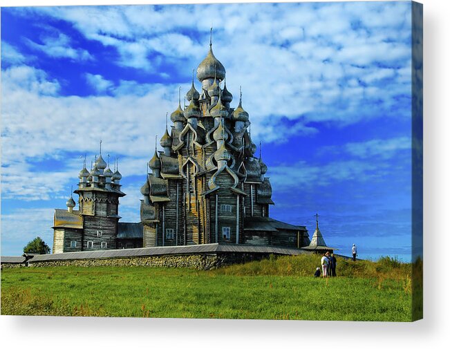 Dom On Kishi Island Russia Acrylic Print featuring the photograph Kishi Dome by Rick Bragan