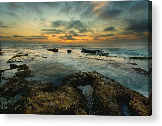 San Diego Acrylic Print featuring the photograph La Jolla After Sunset by Joel Olives
