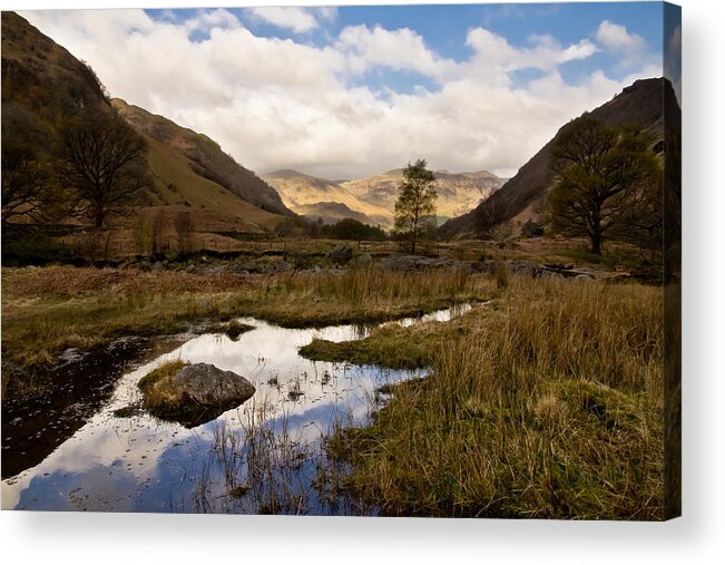 Lake District Acrylic Print featuring the photograph Lake District Reflections by Justin Albrecht