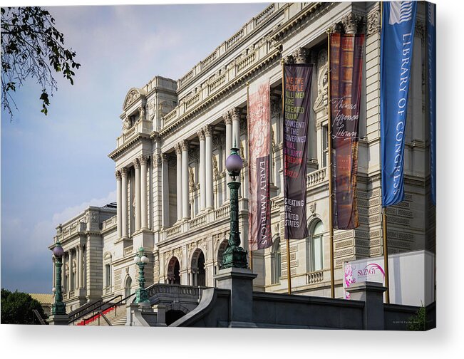 Library Of Congress Acrylic Print featuring the photograph Library of Congress 1 by Frank Mari