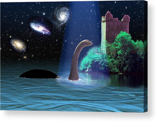 Loch Ness Acrylic Print featuring the digital art Loch Ness 2 by Yuichi Tanabe