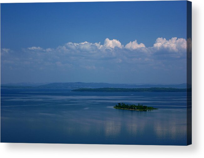 Sky Acrylic Print featuring the photograph Lonely Island by Cale Best