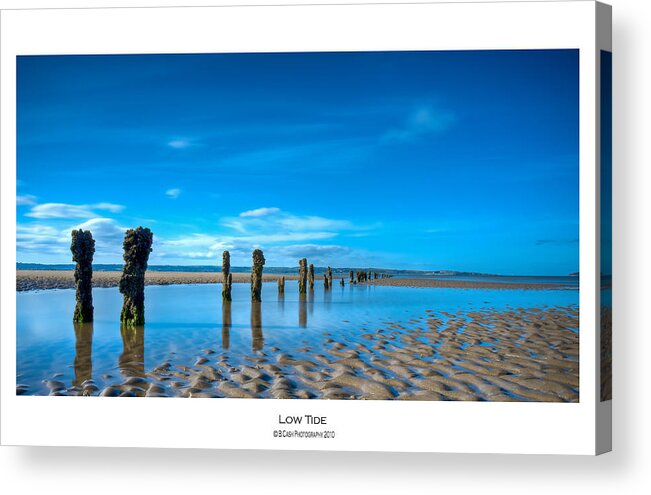 Groynes Acrylic Print featuring the photograph Low Tide by B Cash