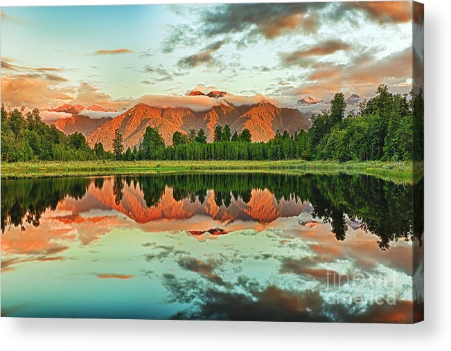 Matheson Acrylic Print featuring the photograph Matheson Lake by MotHaiBaPhoto Prints