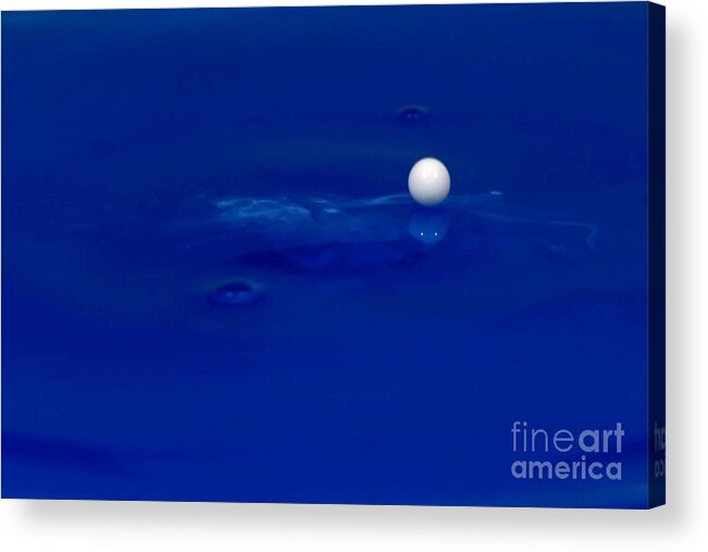 Abstract Acrylic Print featuring the photograph Milk Pearl by Alan Look
