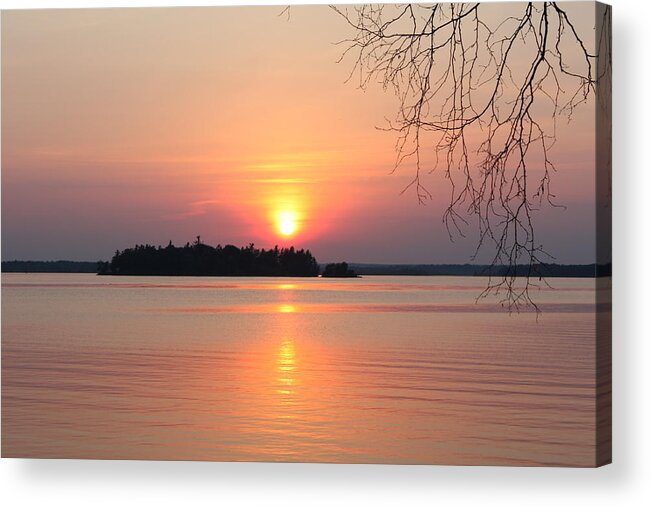 Sunset Acrylic Print featuring the photograph Mississippi Sunset by Pat Purdy