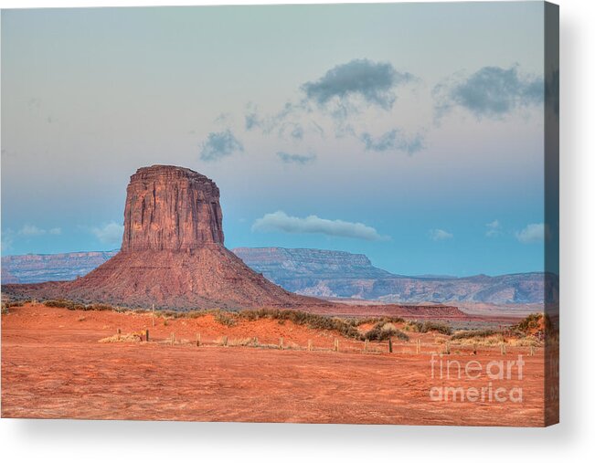 Clarence Holmes Acrylic Print featuring the photograph Mitchell Butte in Monument Valley by Clarence Holmes
