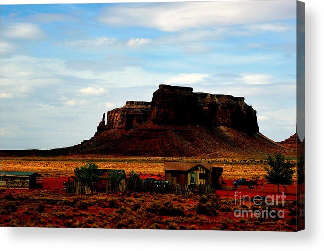 Monument Valley Acrylic Print featuring the photograph Monument Valley Navajo Tribal Park by Dan Friend