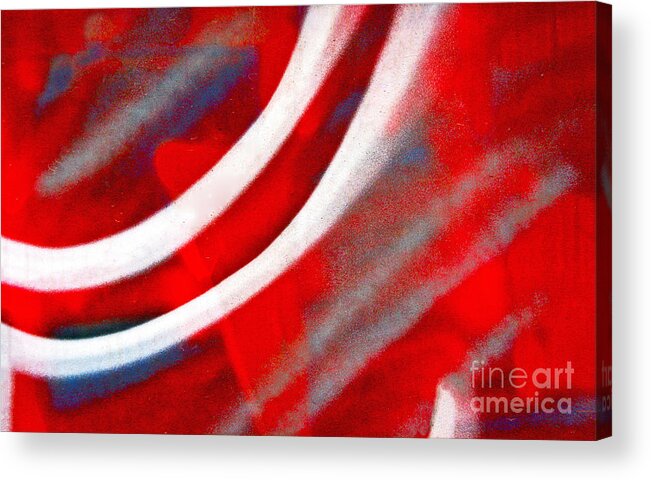 White Acrylic Print featuring the photograph Motion by Joan McArthur