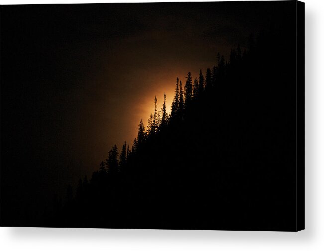 Landscape Acrylic Print featuring the photograph Mountain Glow by Lisa Spencer