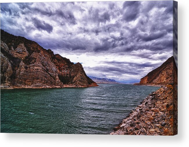 Cody Wyoming Acrylic Print featuring the photograph Mountain Stream by Kelly Reber