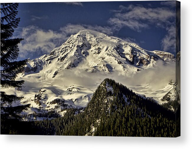 Mount Acrylic Print featuring the photograph Mt Rainier by Heather Applegate