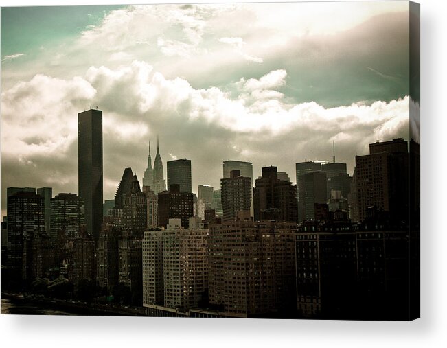 Manhattan Acrylic Print featuring the photograph NYC Skyline by Anthony Doudt