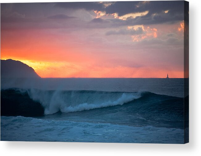 Ralf Acrylic Print featuring the photograph Oahu North Shore by Ralf Kaiser