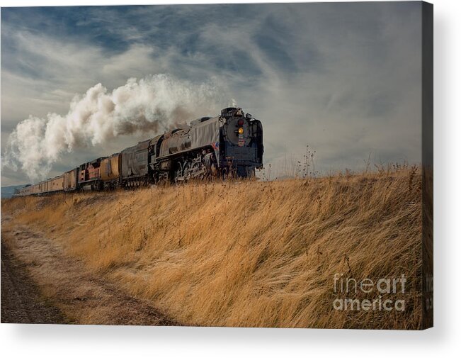 Train Acrylic Print featuring the photograph Old 844 by Dennis Hammer
