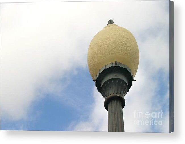 Old Acrylic Print featuring the photograph Old Street Light by Henrik Lehnerer