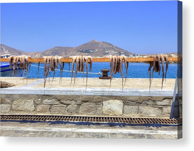 Naoussa Acrylic Print featuring the photograph Paros - Cyclades - Greece by Joana Kruse