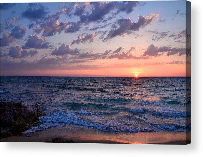 Pastel Acrylic Print featuring the photograph Pastel Sunset by Catherine Murton